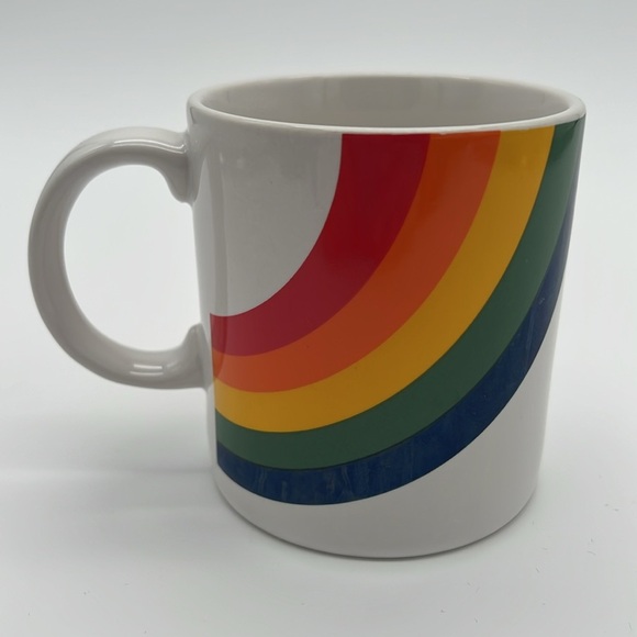 Vintage Retro FTD Rainbow Mug - 1980s, Coffee or Tea - Picture 4 of 10